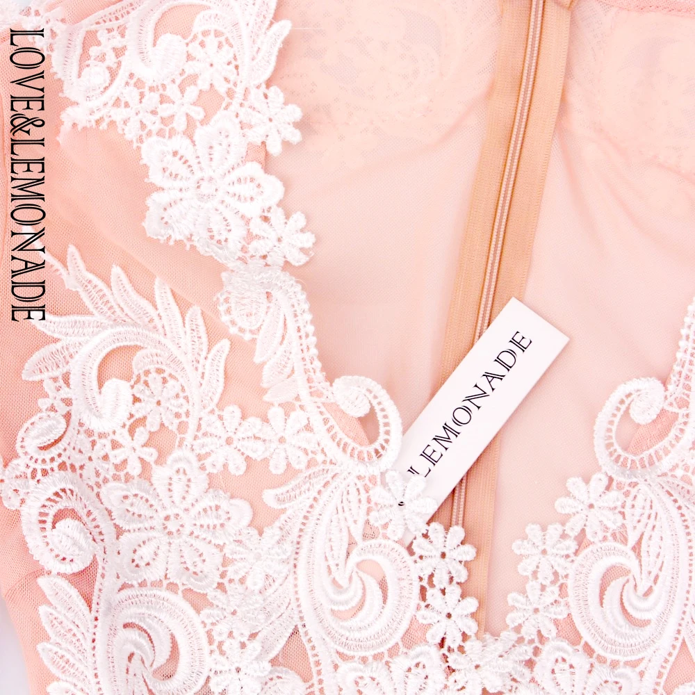 Женский костюм LOVE &amp LEMONADE розовый с длинным рукавом модель LM0005 | Женская одежда