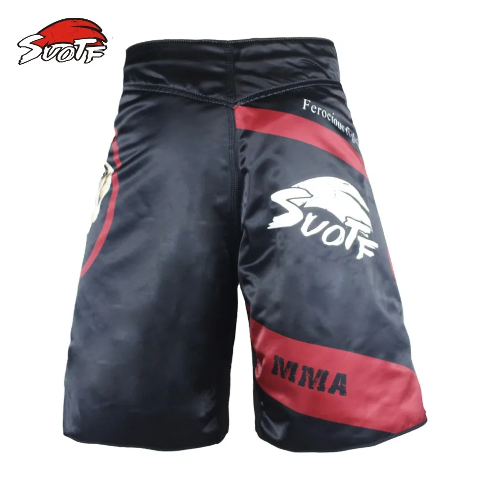 SUOTF/новые свободные боксерские шорты MMA с принтом тигров, Муай Тай, быстросохнущие спортивные тренировочные штаны для кикбоксинга
