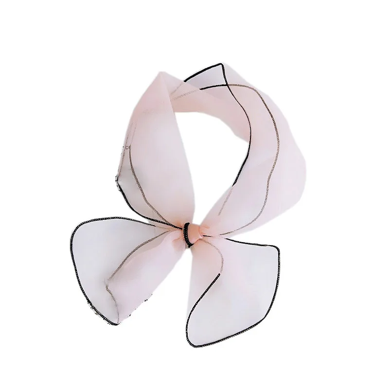 Модный женский шарф элегантная однотонная повязка на голову | Аксессуары для