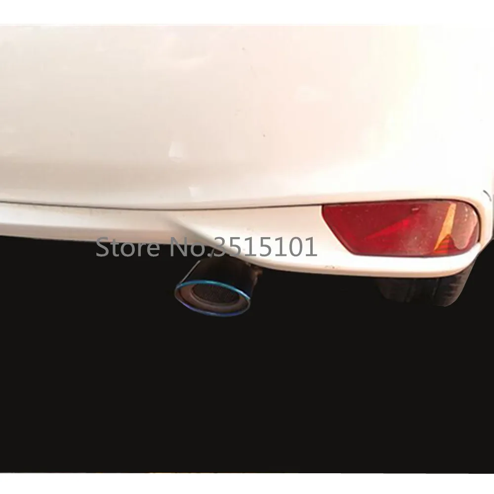 1 шт. наконечник выхлопной трубы для Toyota Vios/Yaris sedan 2014 2015 2016 2017 | Автомобили и