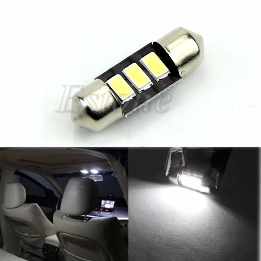 31 millimetri 5730 SMD белый светодиодный C5W CANBUS Ошибка lampadina libera Interni della luce подходит для