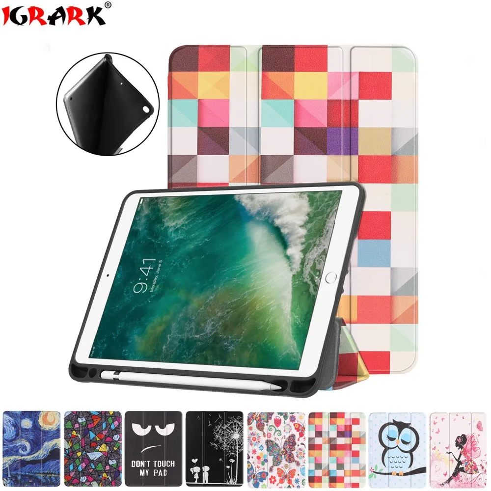 Умный чехол IGRARK для Apple iPad 9 7 дюйма 2017 новая модель A1822 A1823 A1893 безопасный детей