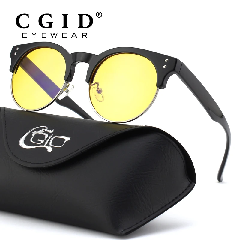 CGID Ретро Винтаж с защитой от синего света компьютерные очки ПК для геймеров