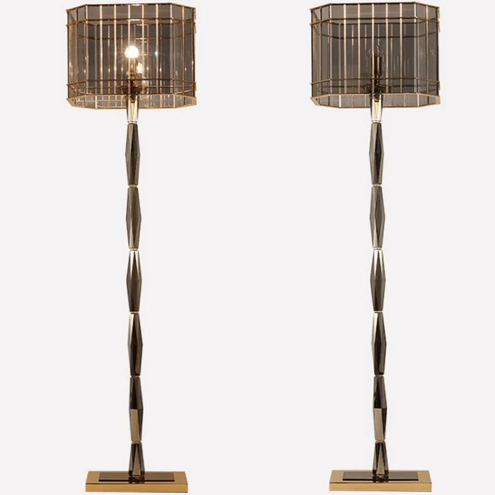 Новое поступление роскошный напольный светильник lamparas k9 Хрустальный гостиная