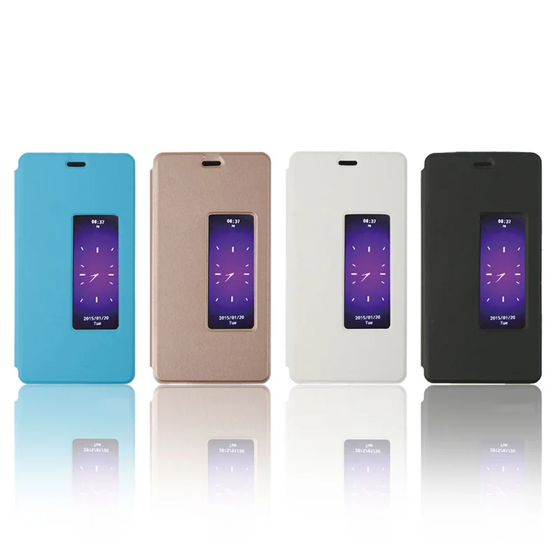 Alesser pu кожаный чехол для Elephone P9000 P9000E P9000D откидной Чехол с окошком для Elephone P9000 защитный чехол