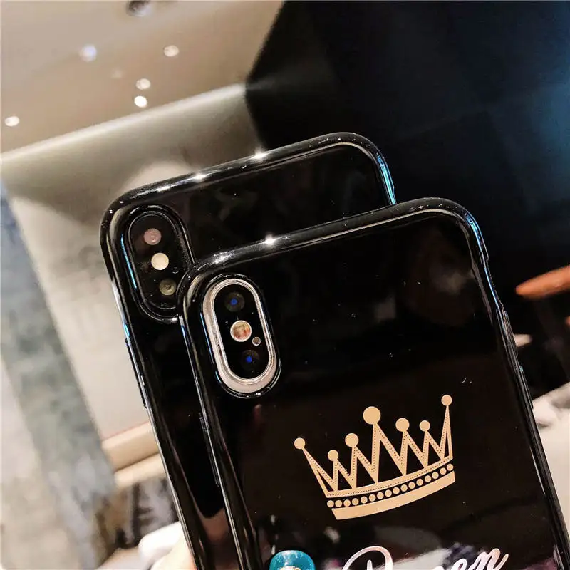 Подходит для простого глянцевого чехла мобильного телефона с короной Iphone 66S 78 78Plus
