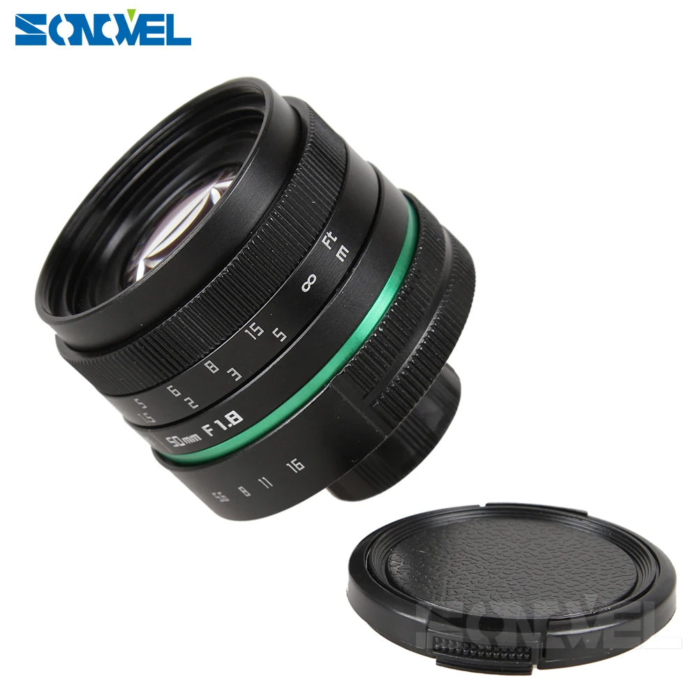 50 мм f1.8 с многослойным покрытием CC TV кинообъектив + C крепление для Nikon 1 AW1 S2 J4 V3 V2 J3