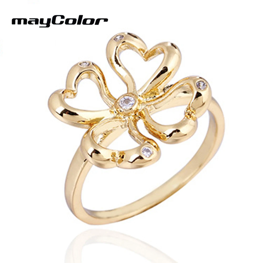 2017 Европейских и Американских ювелирных изделий большой цветок стиль кольца для