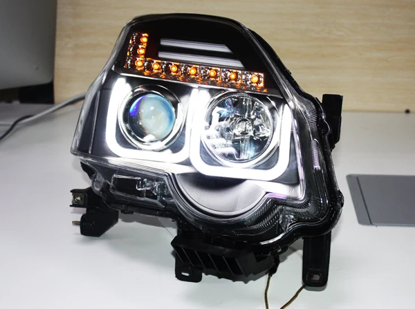 Для NISSAN X-TRAIL передние фары 2012 2013 год с дневными ходовыми огнями поворотные сигнальные парковочные огни