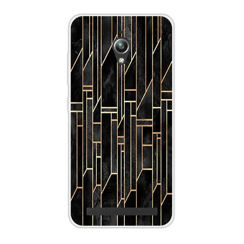 For Asus Zenfone Go ZC500TG Silicone Cases Phone fundas ZC ZC500 500 500TG TG Dark Back Cover Clear Silm Capa |