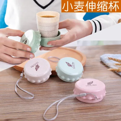 Timed promotions Folding color Portable Silicone Telescopic Drinking Collapsible coffee cup folding silica with Lids Travel | Дом и сад