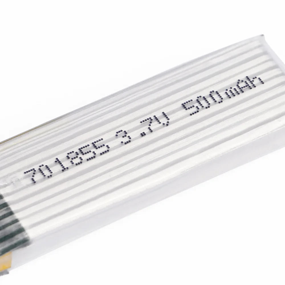 3 шт./лот 7 V 500mAh 25C Lipo аккумуляторная батарея модель 701855 для FPV RC квадрокоптера