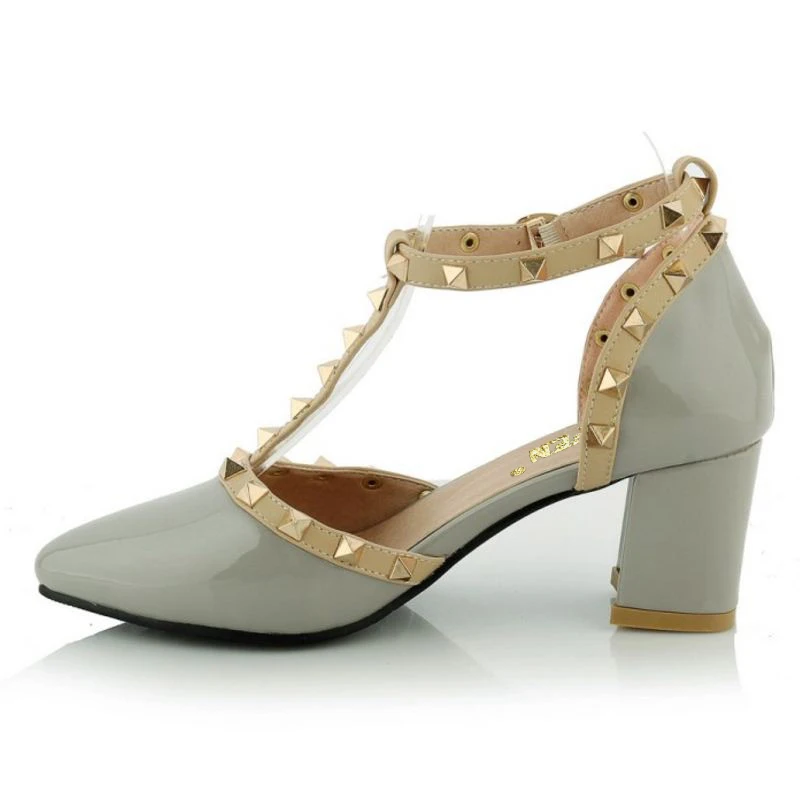 TAOFFEN/Женская обувь на среднем каблуке женские босоножки квадратном Качественная