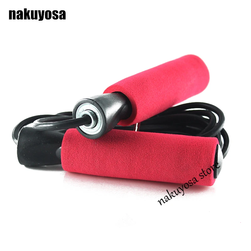 3 м ПВХ + губка скоростной Скакалка настраиваемый для тренажерного зала похудение