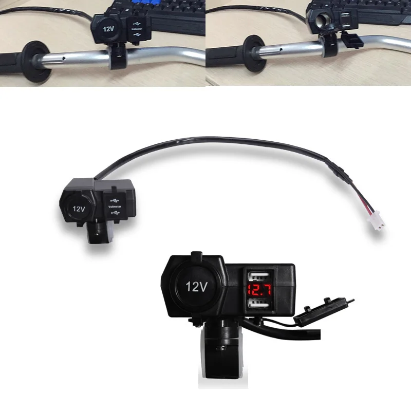 12 V/24 V водонепроницаемый автомобиль лодка мотоцикл двойной Usb зарядное