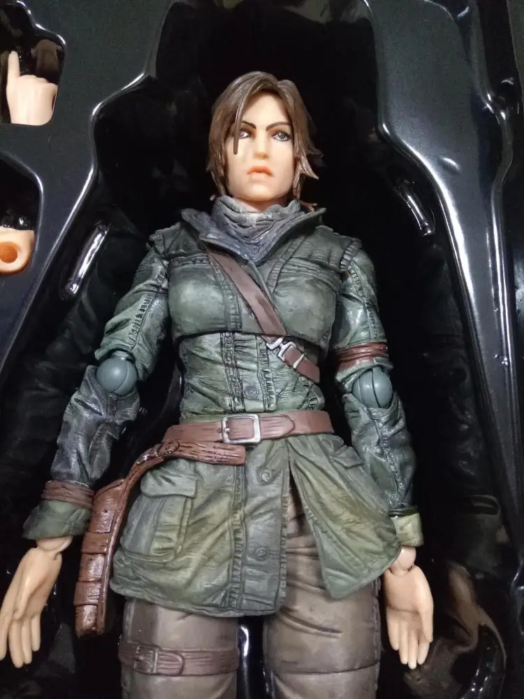 Экшн фигурка Tomb Raider Lara Croft Play Arts Kai Movie Rise of The PLAY ARTS Toys Game PA12|tomb raider action figure|play arts kaiaction