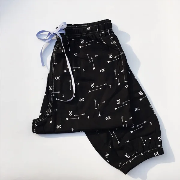 print 5 Bottoms штаны большого размера, новые весенне-летние домашние штаны, женская пижама и брюки из хлопка, нижняя часть одежды, спальные брюки, домашние штаны, Fdfklak - Цвет: print 5