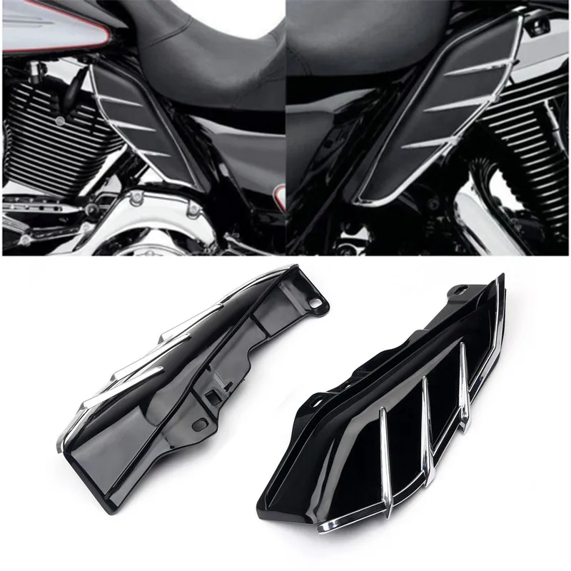 Triclicks мотоцикл Запчасти средняя рама воздушные отражающая панель для Harley Touring Road