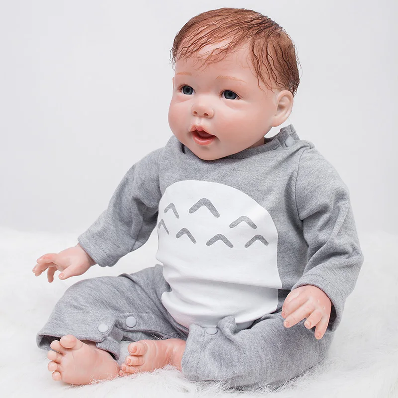 OtardDolls 22 дюймов Reborn Baby Doll Мягкий силиконовый винил реалистичные куклы-реборн маленьких Реалистичная кукла, подарок на день рождение для мальчиков и девочек игрушка