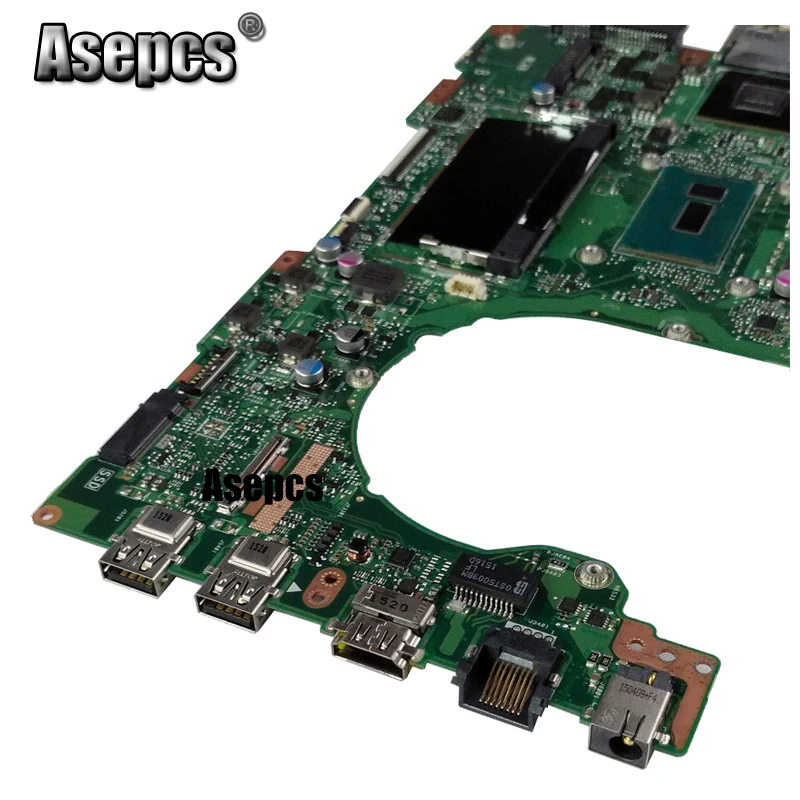 Asepcs K501LX материнская плата для ноутбука For Asus A501L V505L K501LB K501L K501 тестовая оригинальная 4G RAM I7 5500U GTX950M|Материнские