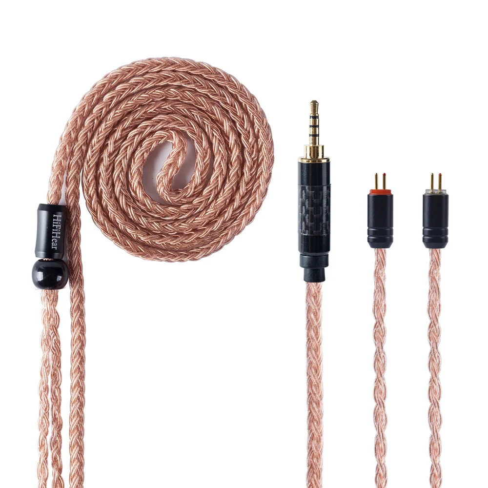 Импортный монокристаллический медный кабель AK hifiear 16-жильный 2 5/3 5/4 4 мм с разъемом