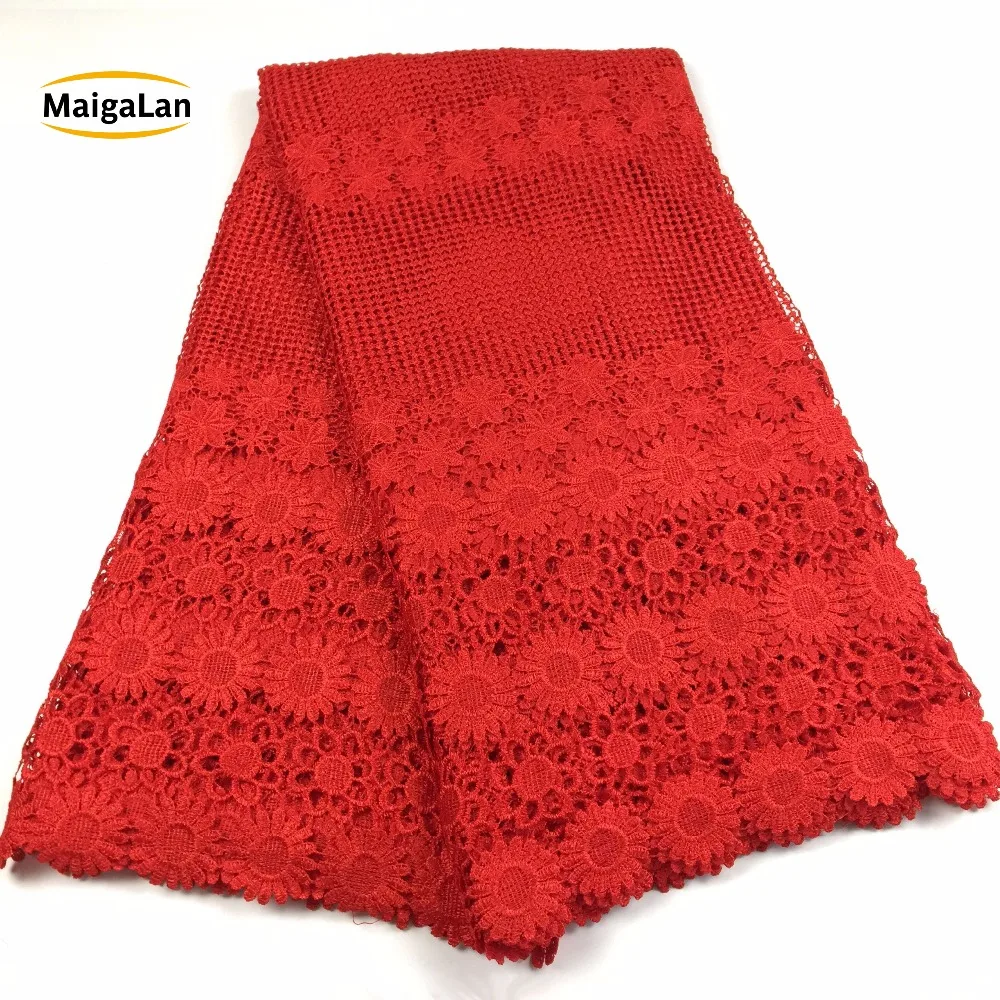 MAIGALAN Высококачественная нигерийская Свадебная африканская кружевная