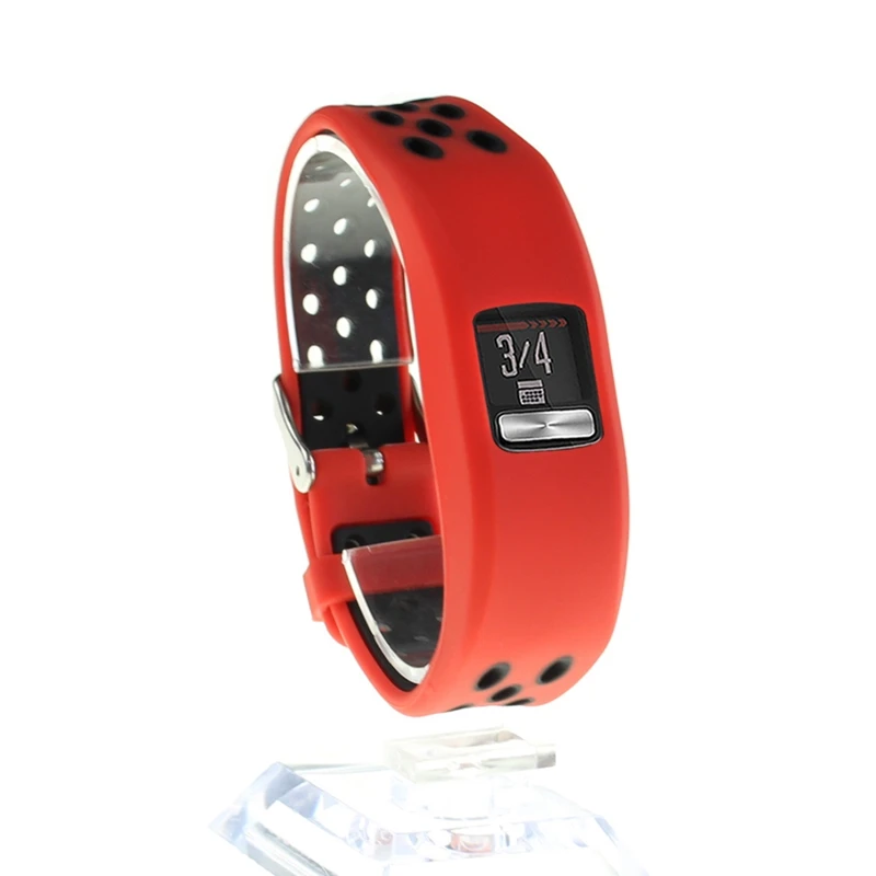 FIFATA Silicone Wristband For Vivofit 4 Strap Smart Band Garmin Bracelet Sport Watch Metal Clasp Accessories | Электроника