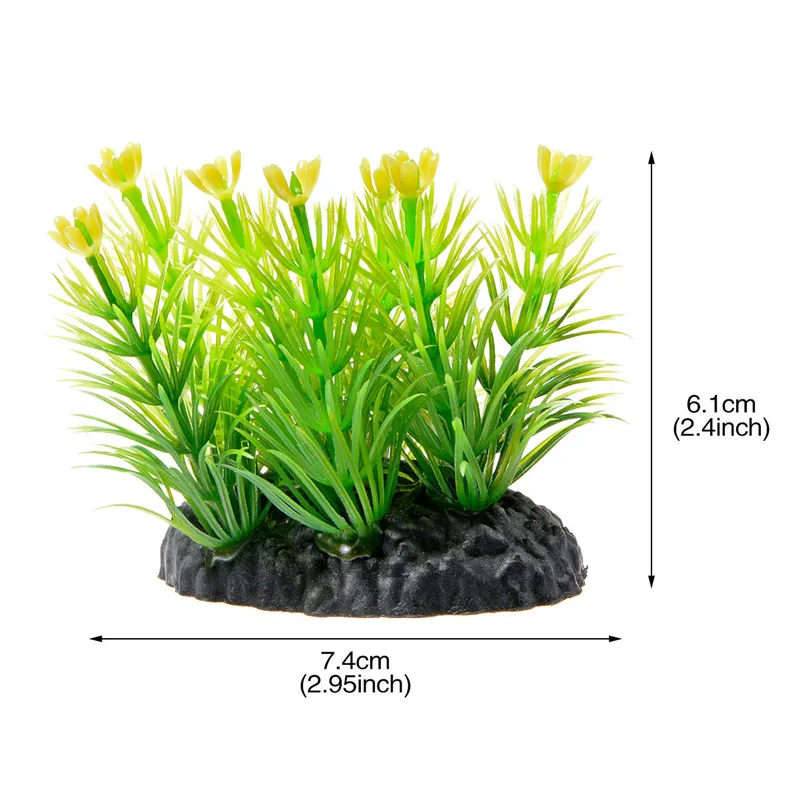 

1 Pack Aquarium Artificial Plant Decor Fish Tank Aquatic Green Plants Landscape Decorations Fishes Plants Aquarium Ornaments