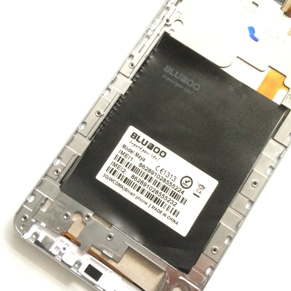 Используется ЖК-дисплей экран + сенсорный рамка для сотовый телефон bluboo Maya 5