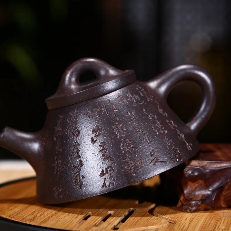 Yixing рекомендуется чистым ручным разложением руды Huang Longshan kingbox ba wang shi Тыква ковш