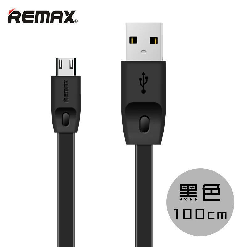 REMAX 1 м Полный Быстрый 2.1A Micro USB кабель для передачи данных плоский синхронизации