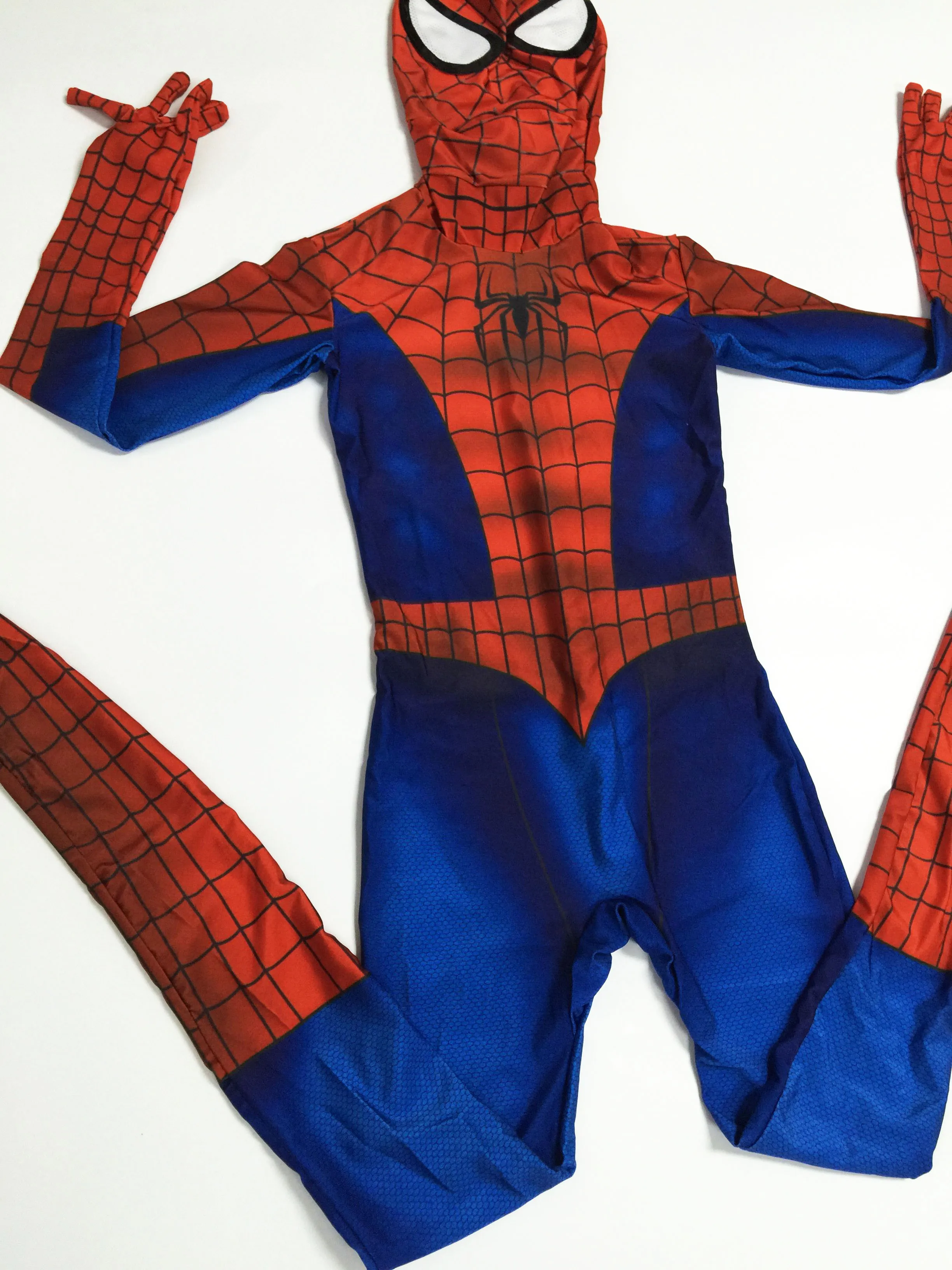 high quality the amazing spiderman cosplay spandex suit costume kids children boy adult black spider man zentai costumes | Тематическая