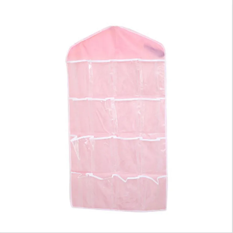 Children's Room Multi-function Storage Bag Transparent 16-grid Sorted Hanging Bags Bathroom Receiving Baby Bedding Sets | Мать и