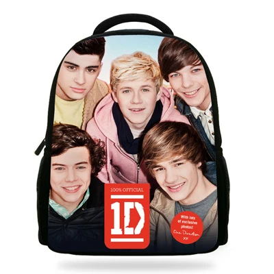 7F2021 14 дюймов Мода для мальчиков рюкзак 1D One Direction сумка для мальчиков детские школьные рюкзаки для девочек Mochila детские школьные - Цвет: 7F2021