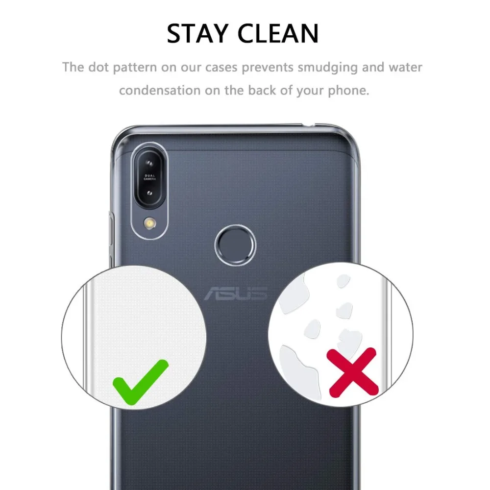 Asus Zenfone Max Pro M2 ZB631KL силиконовый прозрачный Футляр задняя крышка чехол для телефона