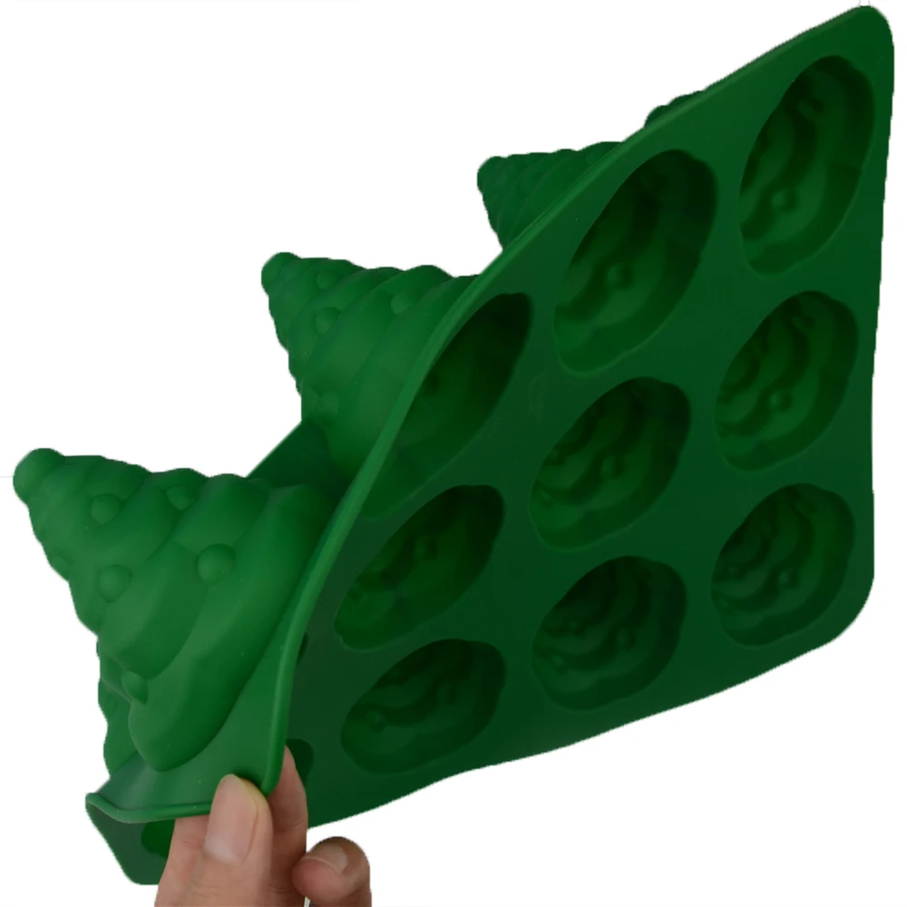 WALFOS Бесплатная доставка Силиконовые формы для торта шоколадные Рождественская