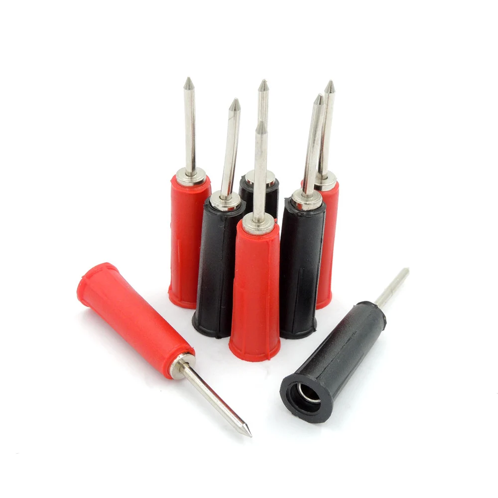 

Переходник с гнездовым разъемом типа "банан" на штекер 2 мм, медный, для датчики для мультиметра, 10 шт.