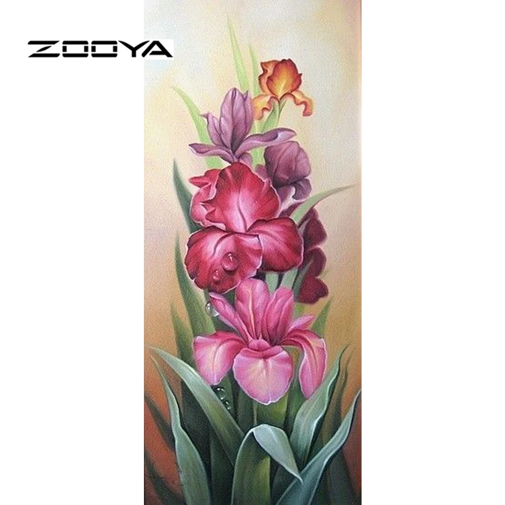 ZOOYA Алмазная вышивка цветок картина мозаика рукоделие Наборы для рукоделия