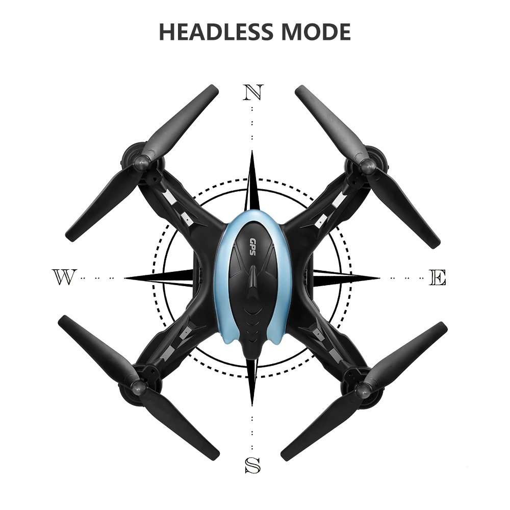 LH X38G gps Радиоуправляемый Дрон с камерой 1080 P 4 K WiFi FPV Авто контроль высоты