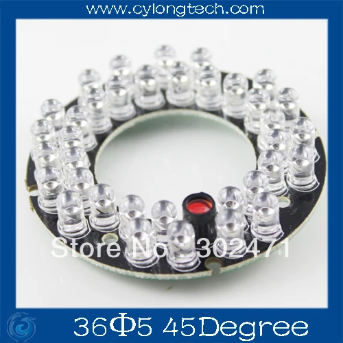 

36 LED 5mm Infrared IR Led Board For Camera 45 Degree.CY36F5-45A