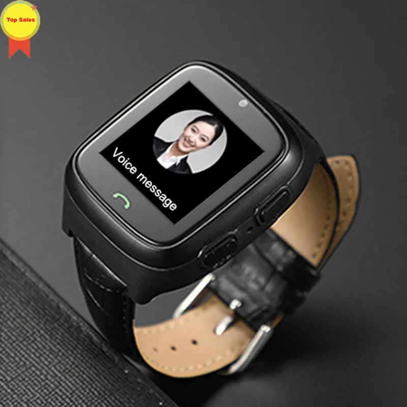 New HD touch screen Elder Smart watch old man Heart Rate bp Watch GPS Track Watch Voice chat SOS Fall-down Alarm remote monitor