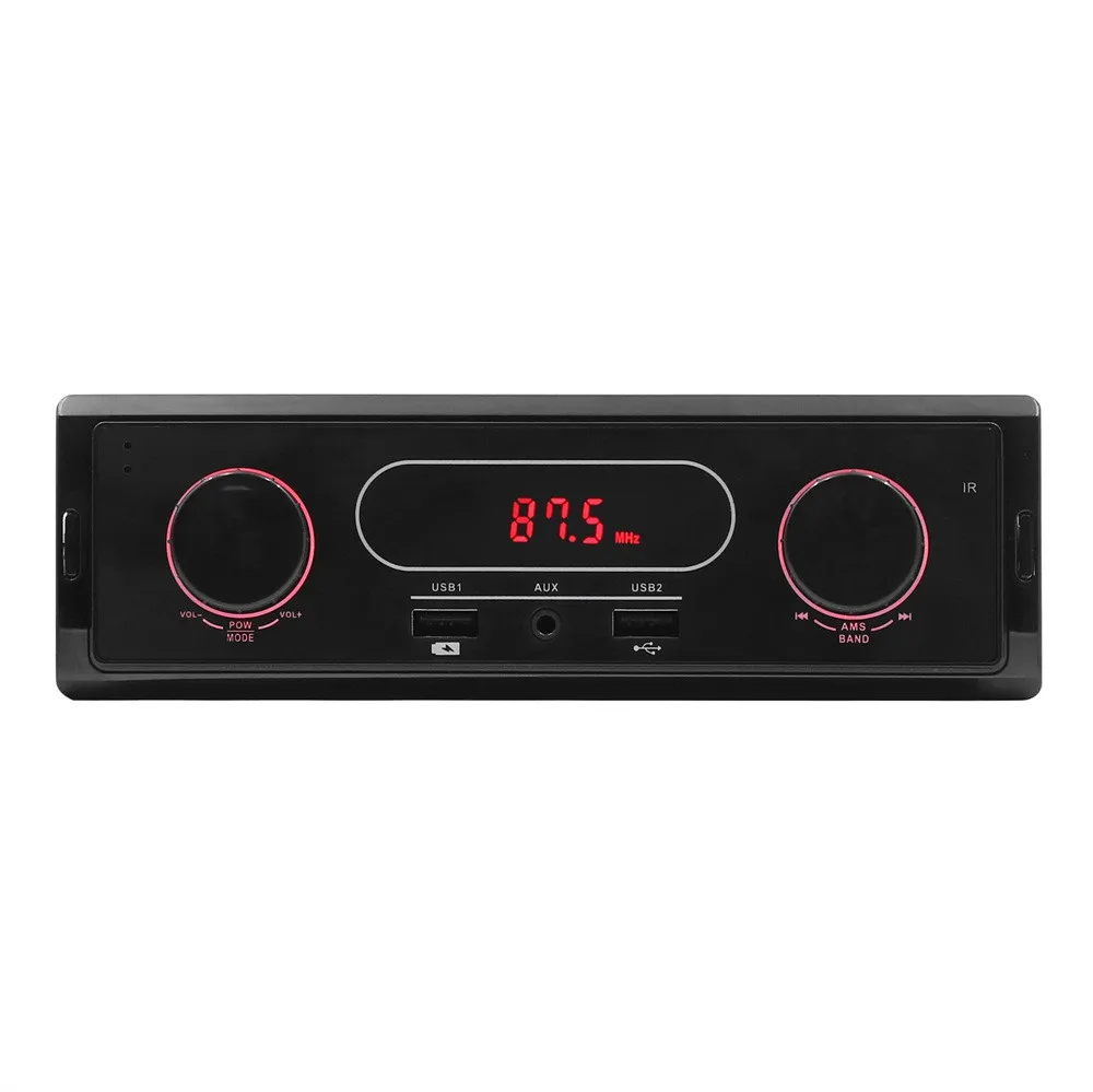 Лидер продаж Топ бренд автомобиля беспроводной радио плеер стерео аудио в-тире FM Aux вход приемник TF/USB/MP3 Ретро дизайн автомобильные аксессуары