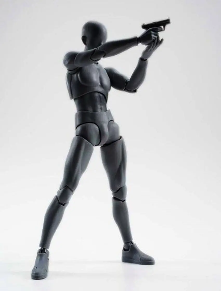 SHFiguarts BODY KUN/тело CHAN подвижное тело-тело chan-kun серый цвет Ver. ПВХ фигурка Коллекционная модель игрушки