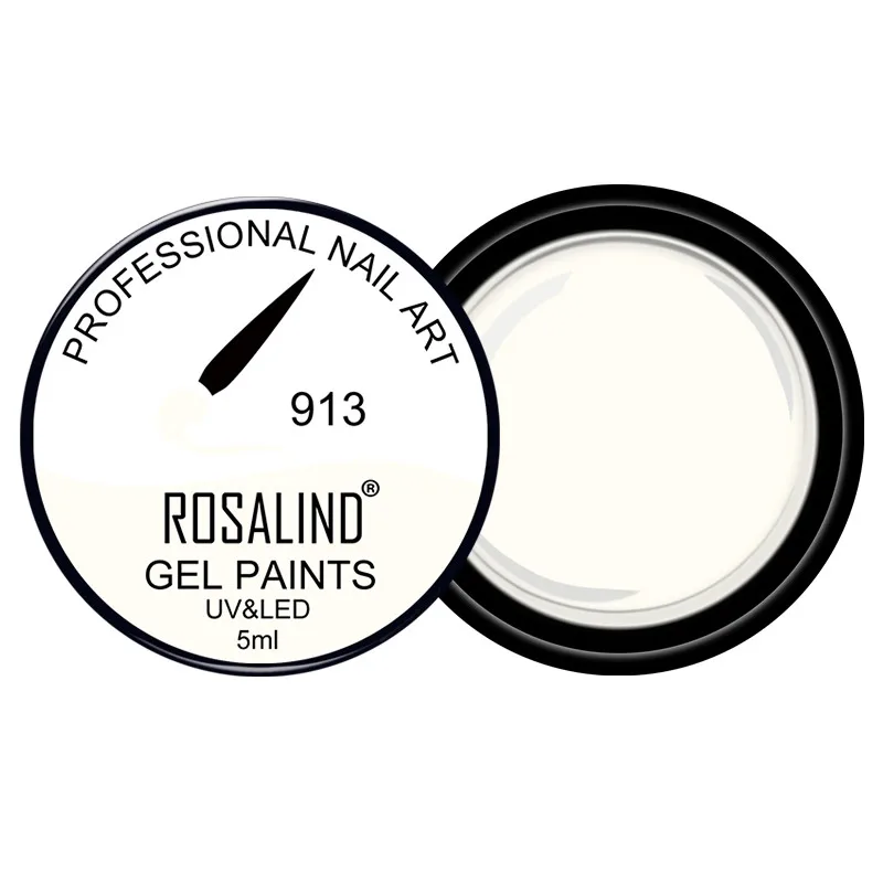 RF913 ROSALIND 5 мл Гель-лак для рисования 142 цветов набор гель-лаков для ногтей для маникюра Сделай Сам верхнее Базовое покрытие Hybird дизайн праймер для ногтей - Цвет: RF913