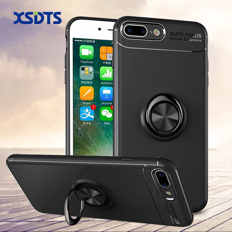 Мягкие силиконовые чехол для iPhone XS Max X XR 8 плюс 7 6 s магнитная всасывания Кронштейн