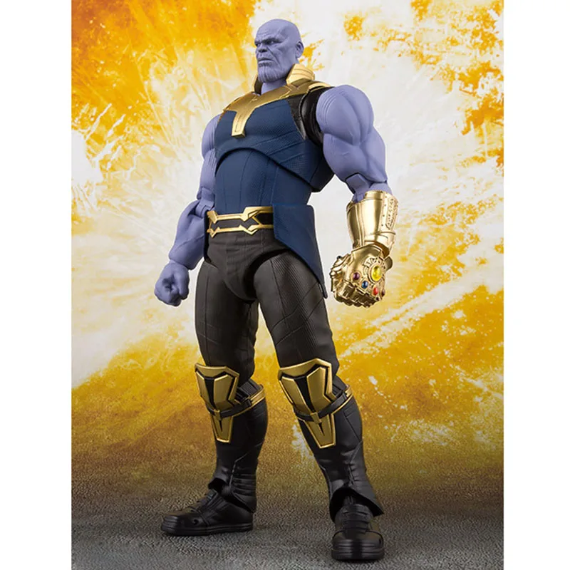 Figuarts Мстители Endgame 4 Infinity War Тор соколиный глаз, Черная Вдова танос Железный ПВХ фигурка Коллекционная модель игрушки подарок