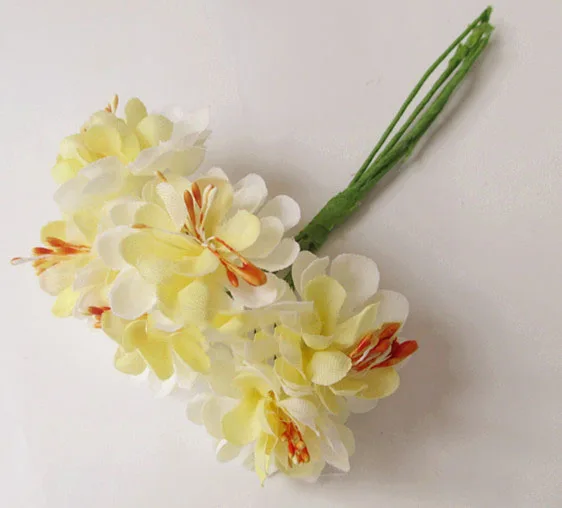 Искусственные головки цветов имитация маленький венок брошь букет товары для