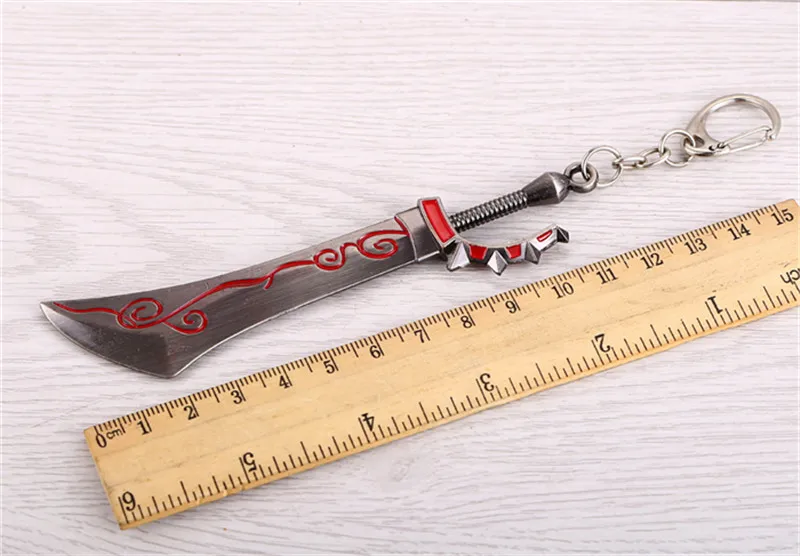 9 Популярный брелок с рисунком из игры Frostmourne Doomhammer Warglaive of Azzinoth Ashbringer, брелок для ключей, подвеска, ювелирные изделия - Цвет: 9