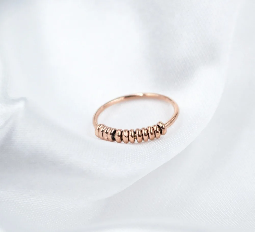 Martick модные милые кольца из нержавеющей стали стальная Болл европейский бренд