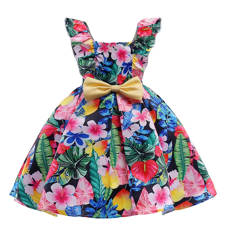 Платье для девочек в европейском стиле коллекция 2019 года vestido de festa летняя одежда